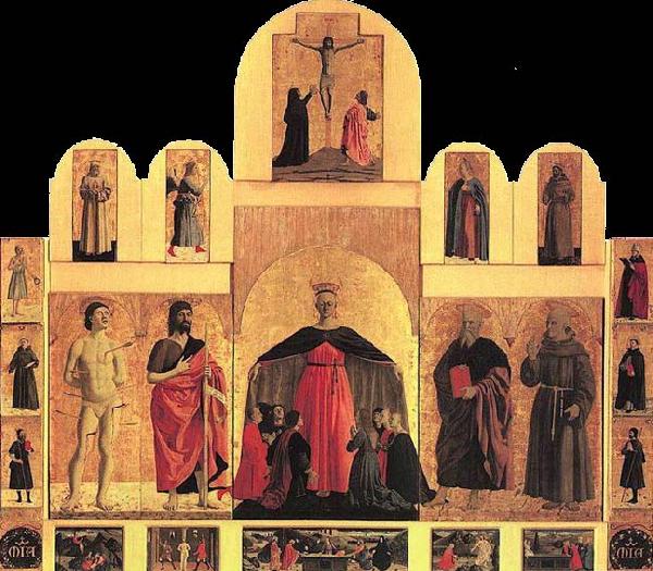 Piero della Francesca Polyptych of the Misericordia China oil painting art